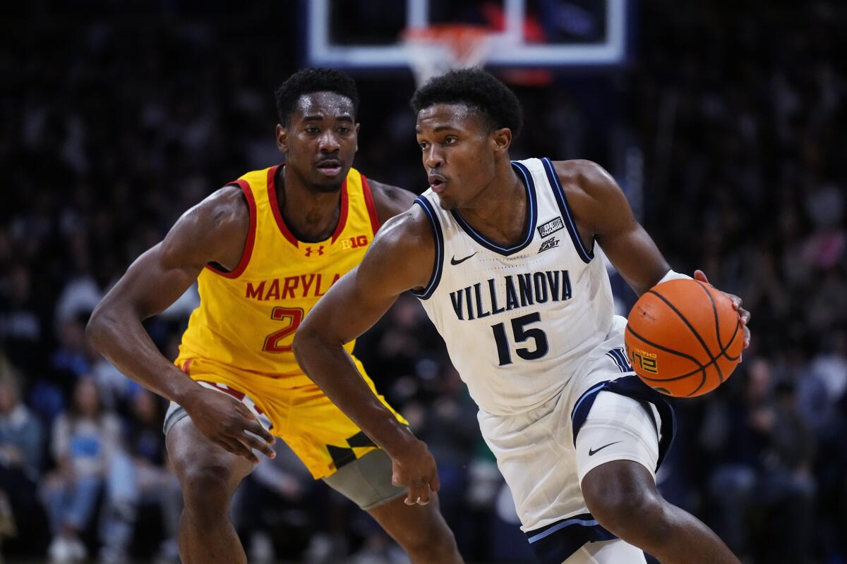 Burton and Bamba lead No. 21 Villanova to 57-40 rout of Maryland